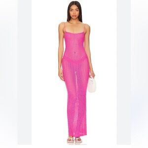 Superdown Winona Maxi Dress in Pink